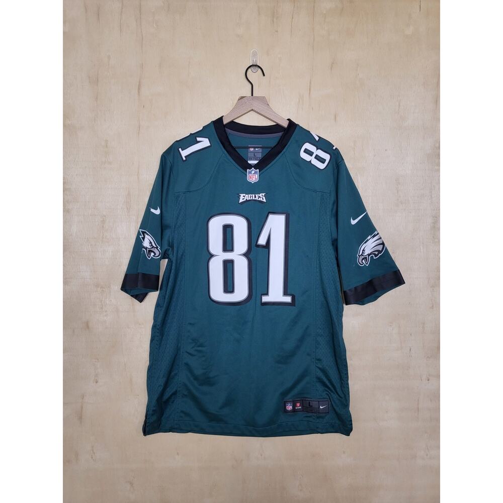 Size:L Jordan Matthews #81 Philadelphia Eagles NFL Nike Green Game Jersey